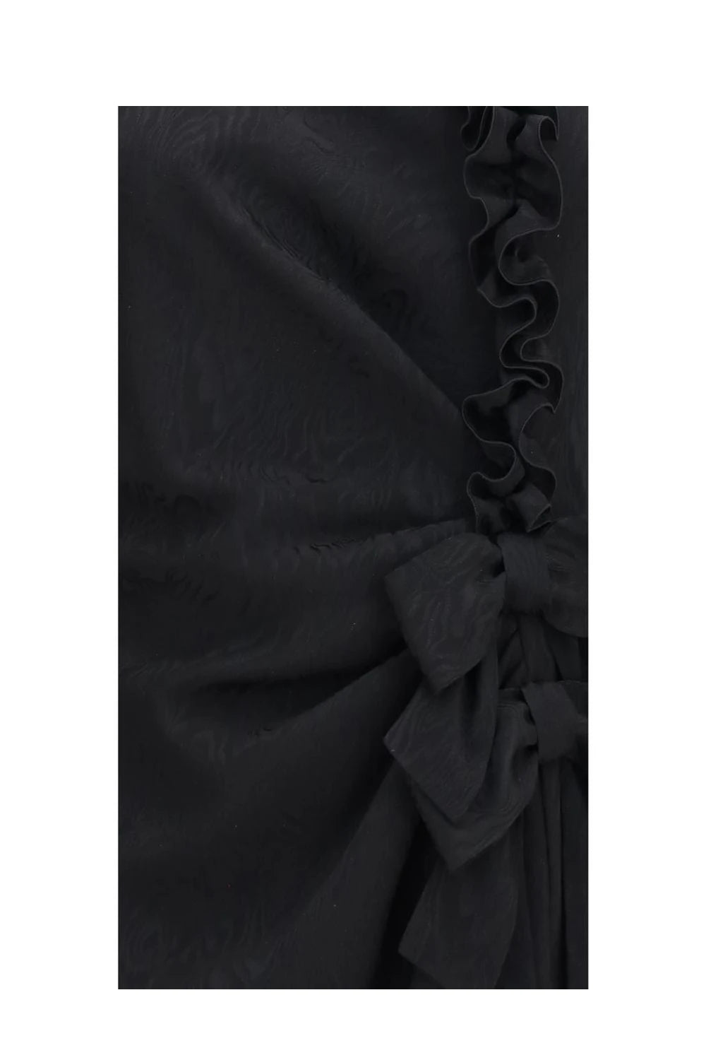 Alessandra Rich Dresse in black, Silk — view 3