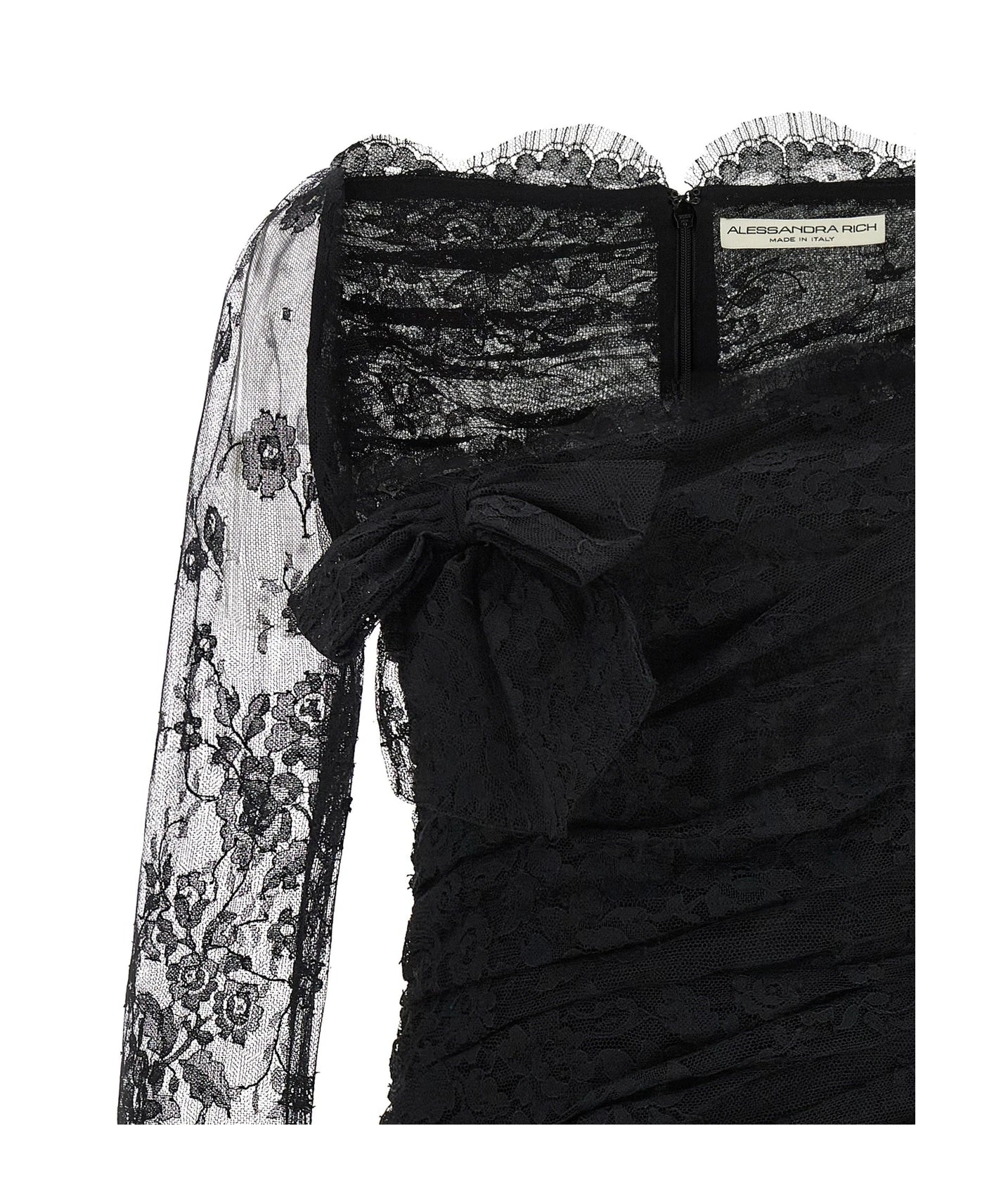 Alessandra Rich Dresse in black — view 3
