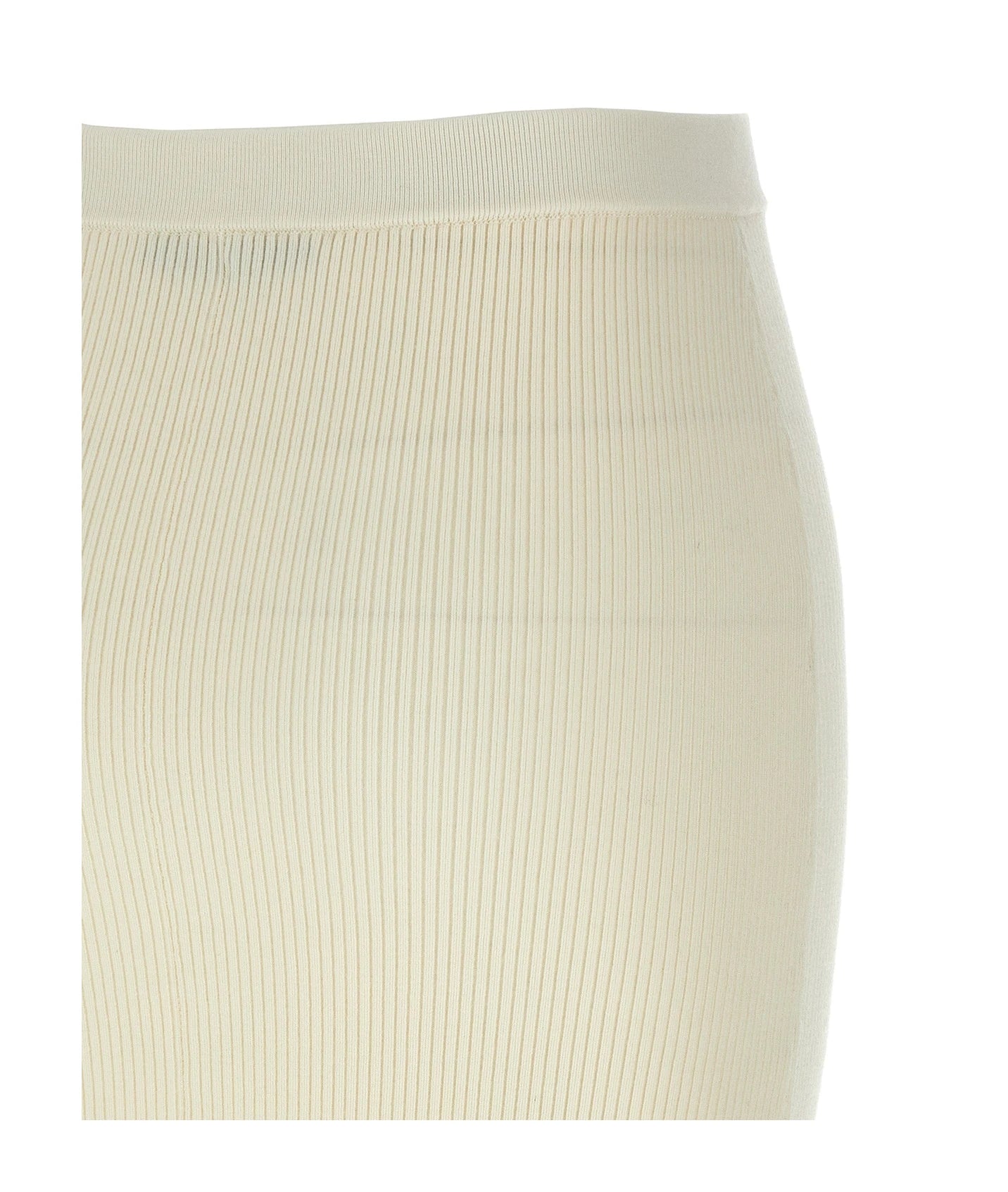 Alessandra Rich Skirt in white, Wool — view 4