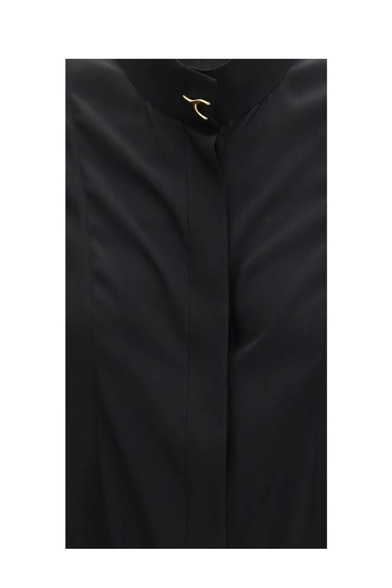Alexander McQueen Blouse in black, Silk — view 3