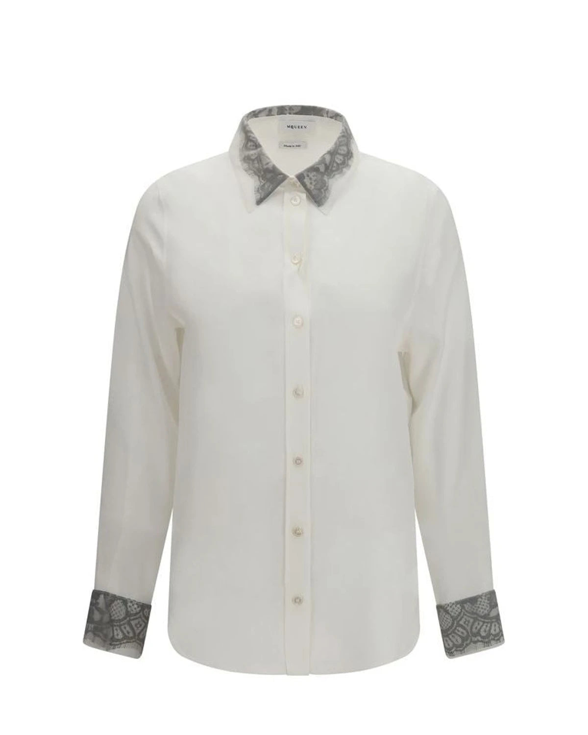 Alexander McQueen Dress Shirt in white, Silk