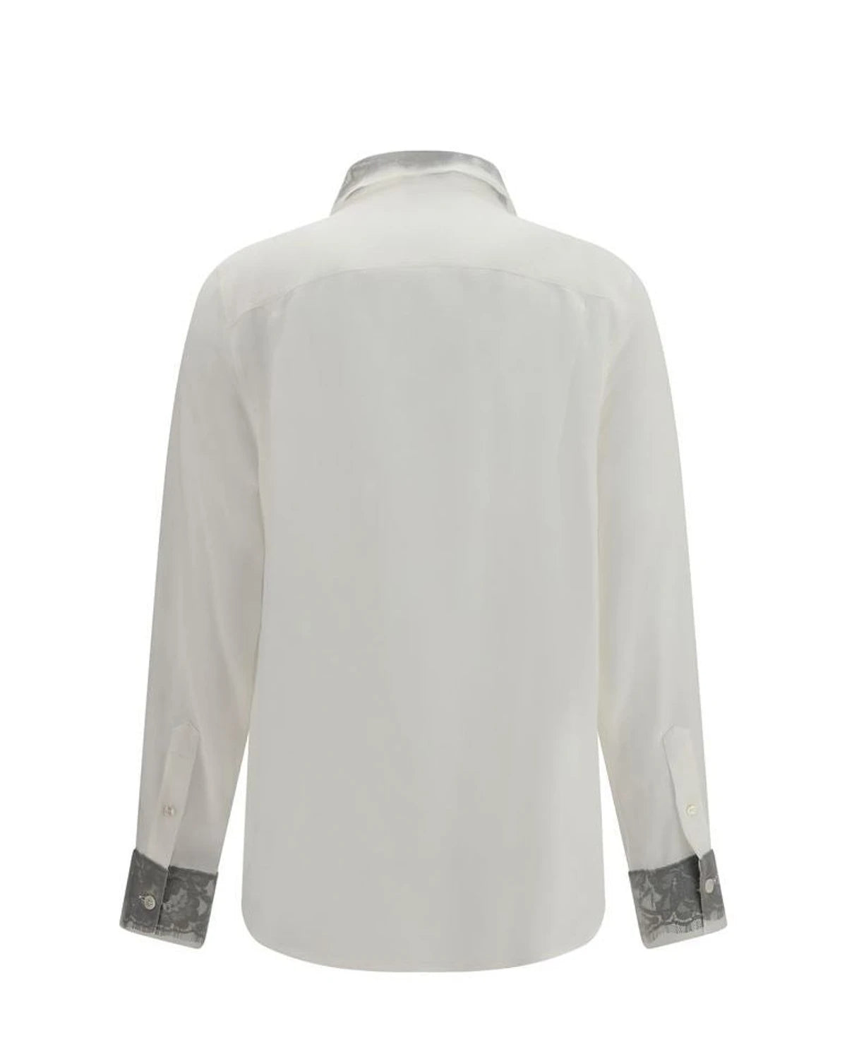 Alexander McQueen Dress Shirt in white, Silk — view 2