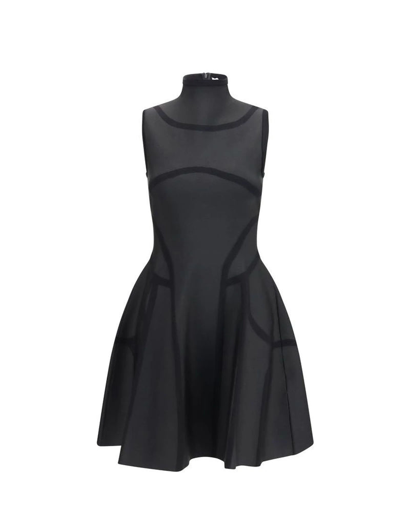 Alexander McQueen Dresse in black, Polyester