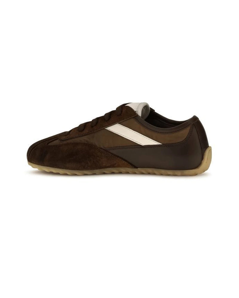 Alexander McQueen Sneakers in brown, Suede — view 3