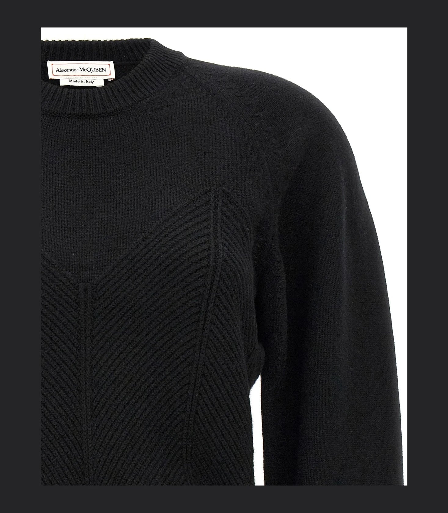 Alexander McQueen Sweater in black, Wool — view 3