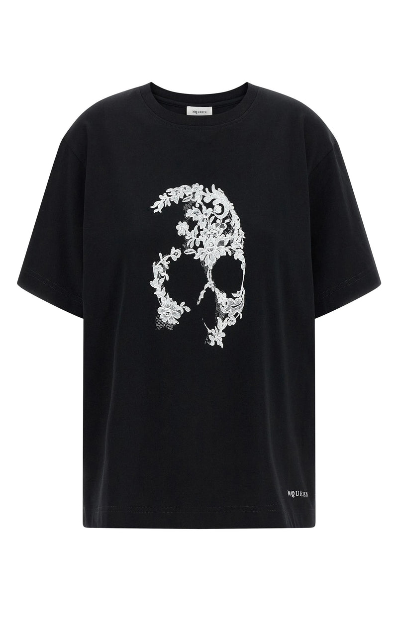 Alexander McQueen T-Shirt in black, Cotton