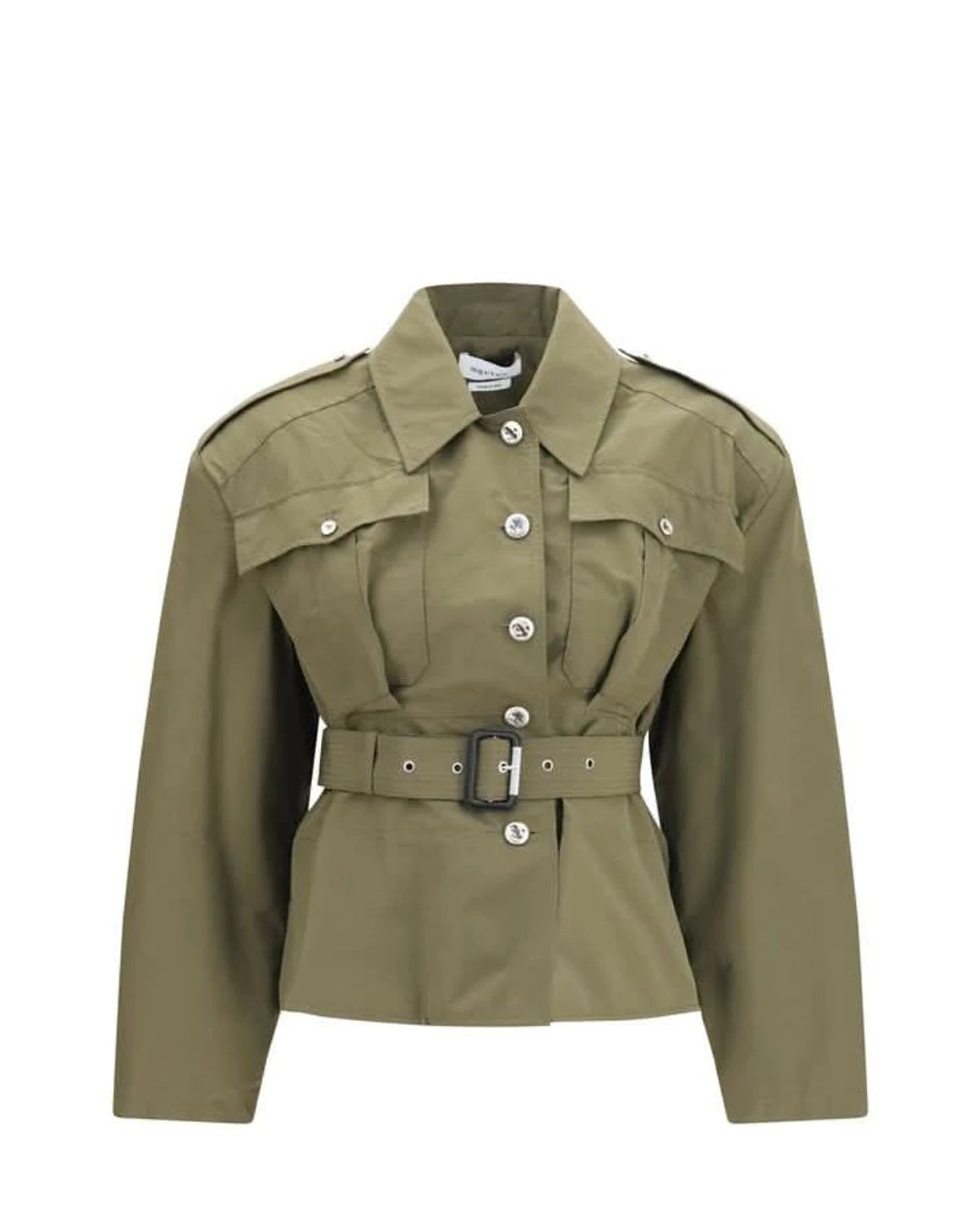 Alexander McQueen Trucker Jacket in green, Cotton