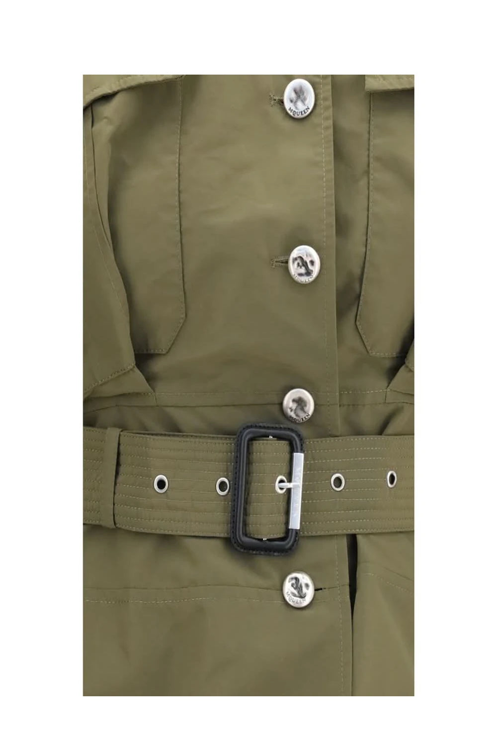 Alexander McQueen Trucker Jacket in green, Cotton — view 3