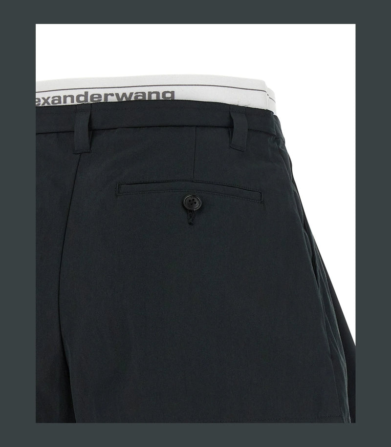 Alexander Wang Bermuda in black, Cotton — view 4