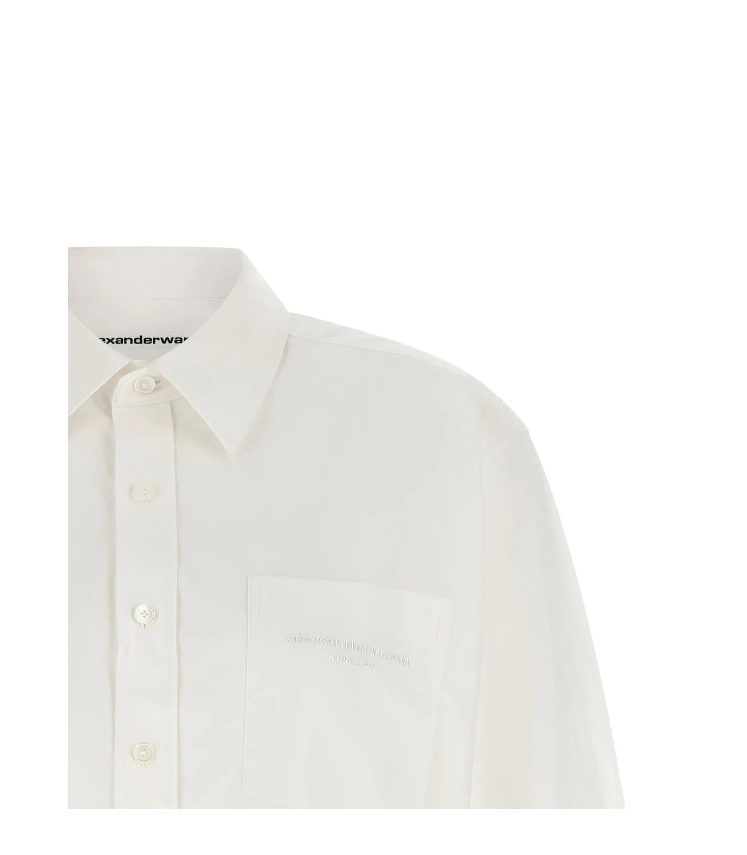 Alexander Wang Dress Shirt in white, Cotton — view 3