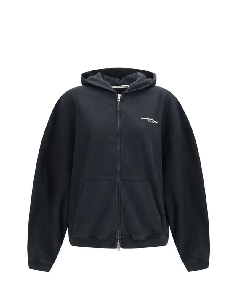 Alexander Wang Hoodie in black, Cotton