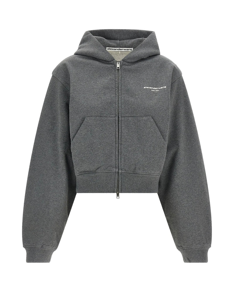 Alexander Wang Hoodie in gray, Cotton