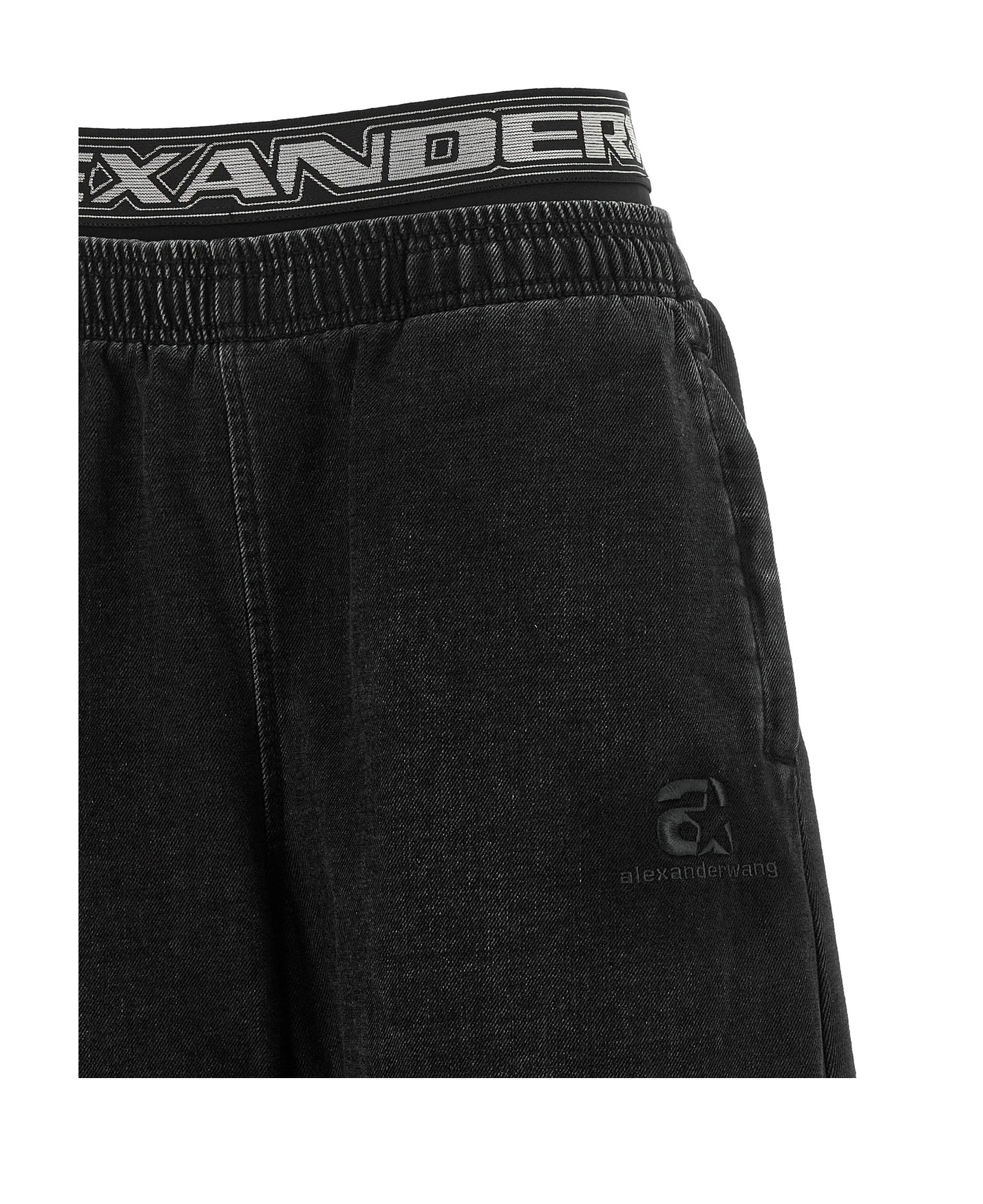 Alexander Wang Jean in black, Cotton — view 3