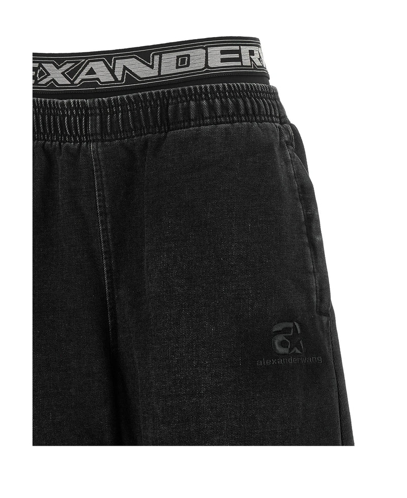 Alexander Wang Jean in black, Cotton — view 3