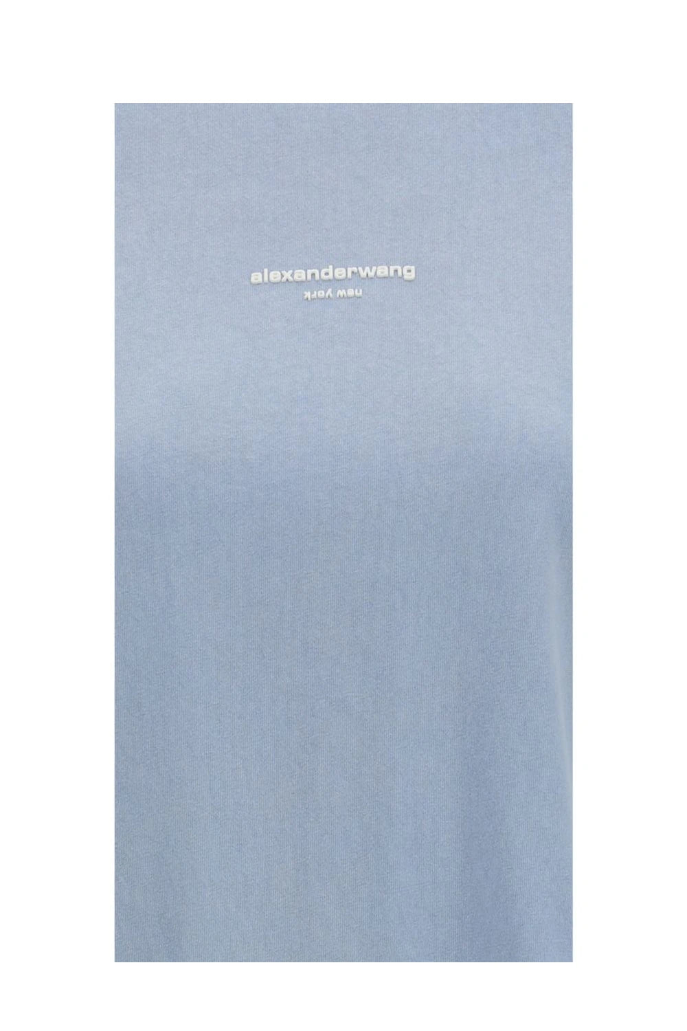 Alexander Wang T-Shirt in blue, Cotton — view 3