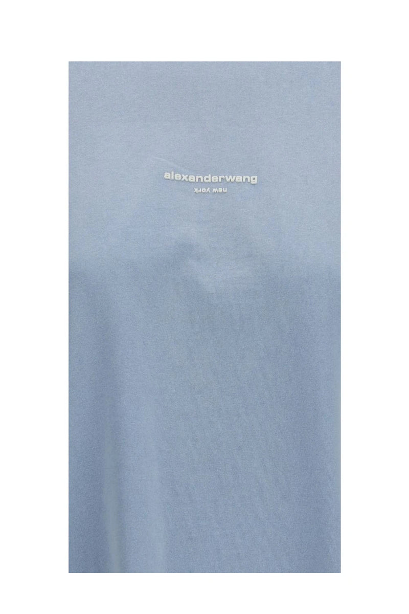 Alexander Wang T-Shirt in blue, Cotton — view 3