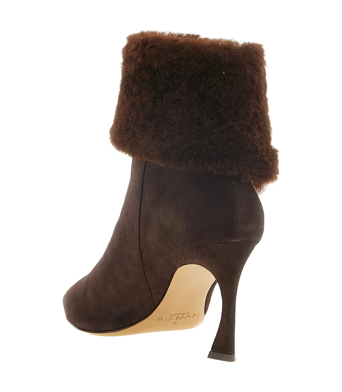 Alexandre Birman Ankle Boots in brown, Calfskin Leather — view 3