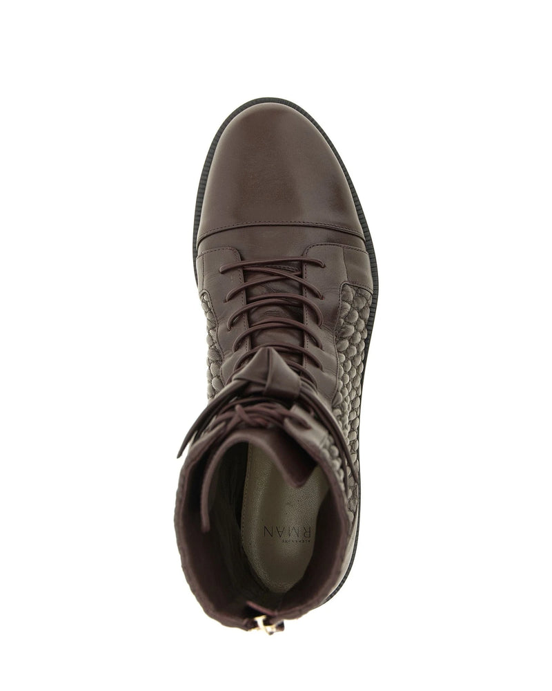 Alexandre Birman Boots in purple, Calfskin Leather — view 4
