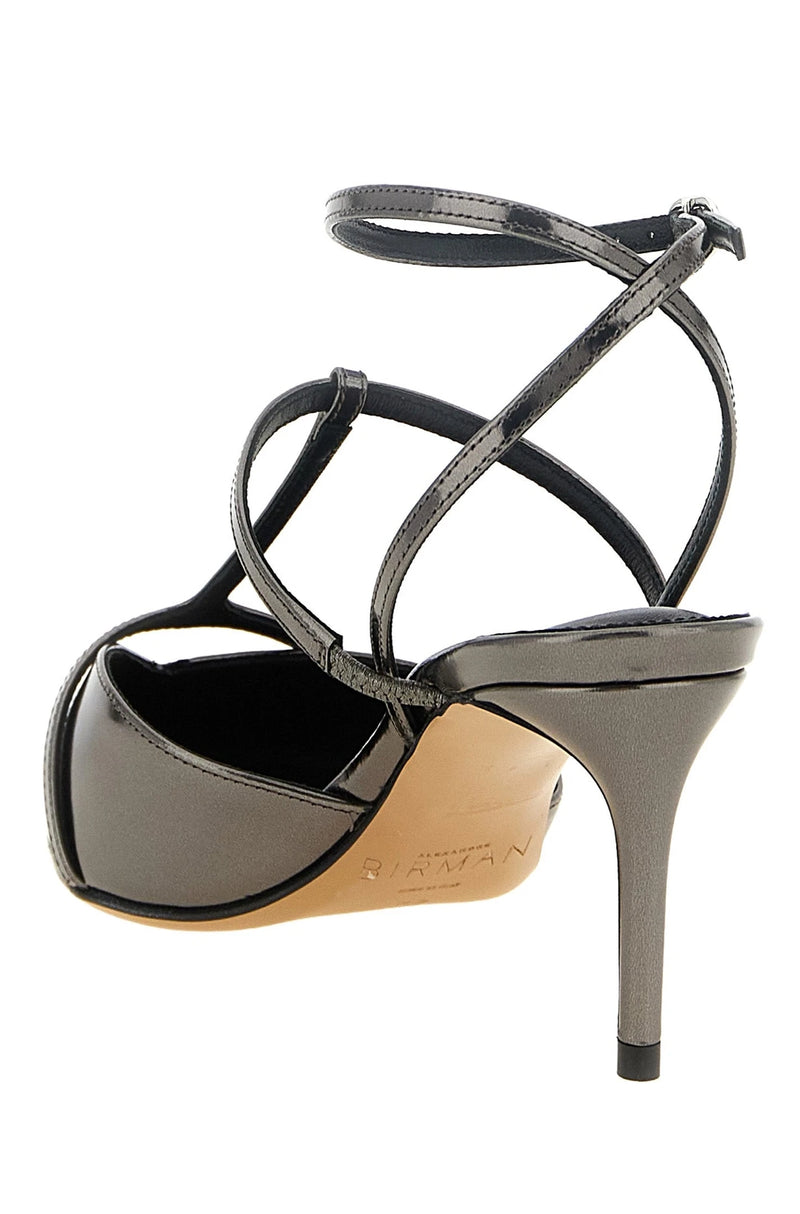 Alexandre Birman Sandals in silver, Calfskin Leather — view 3