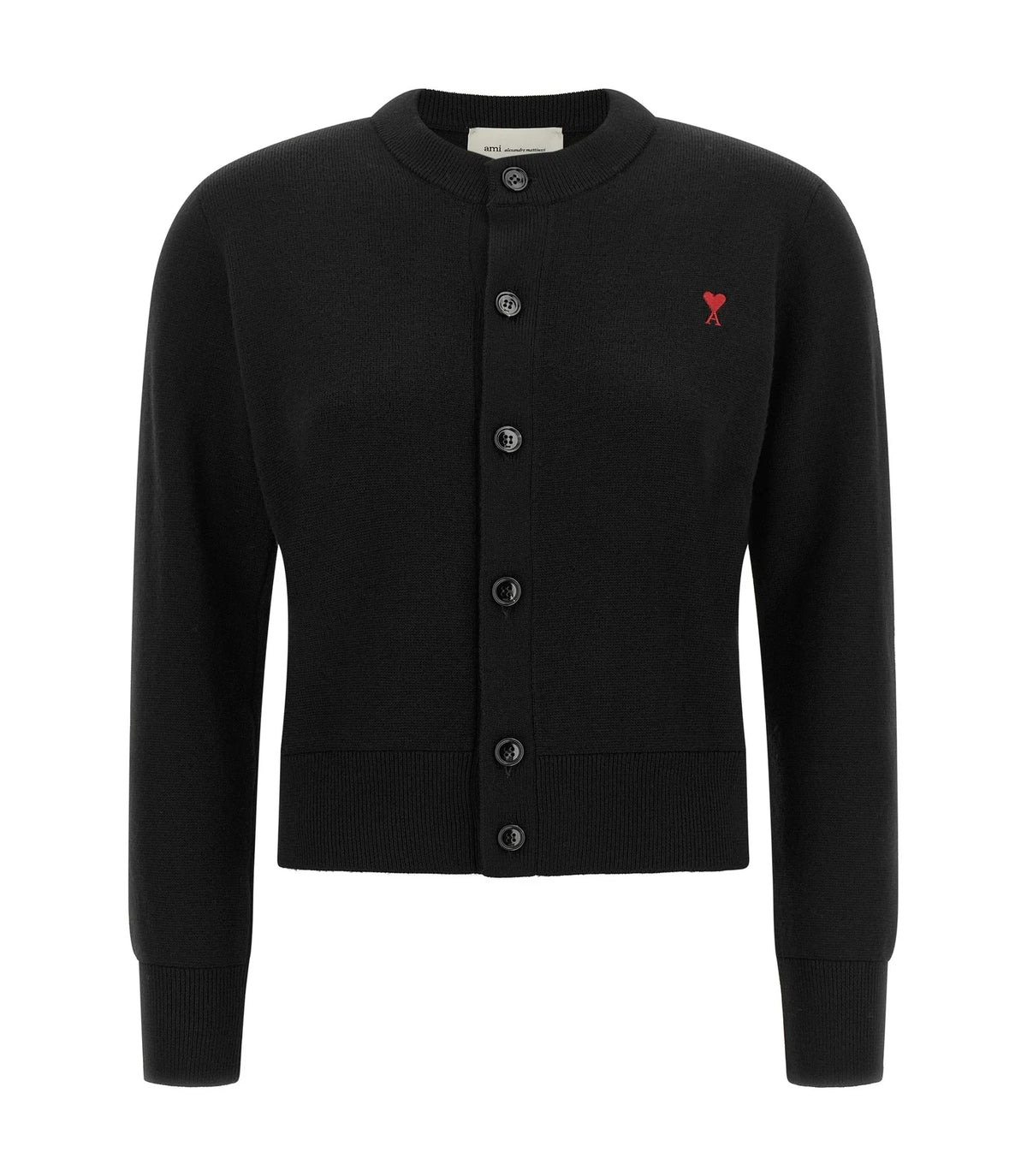 Ami Paris Cardigan in black, Wool