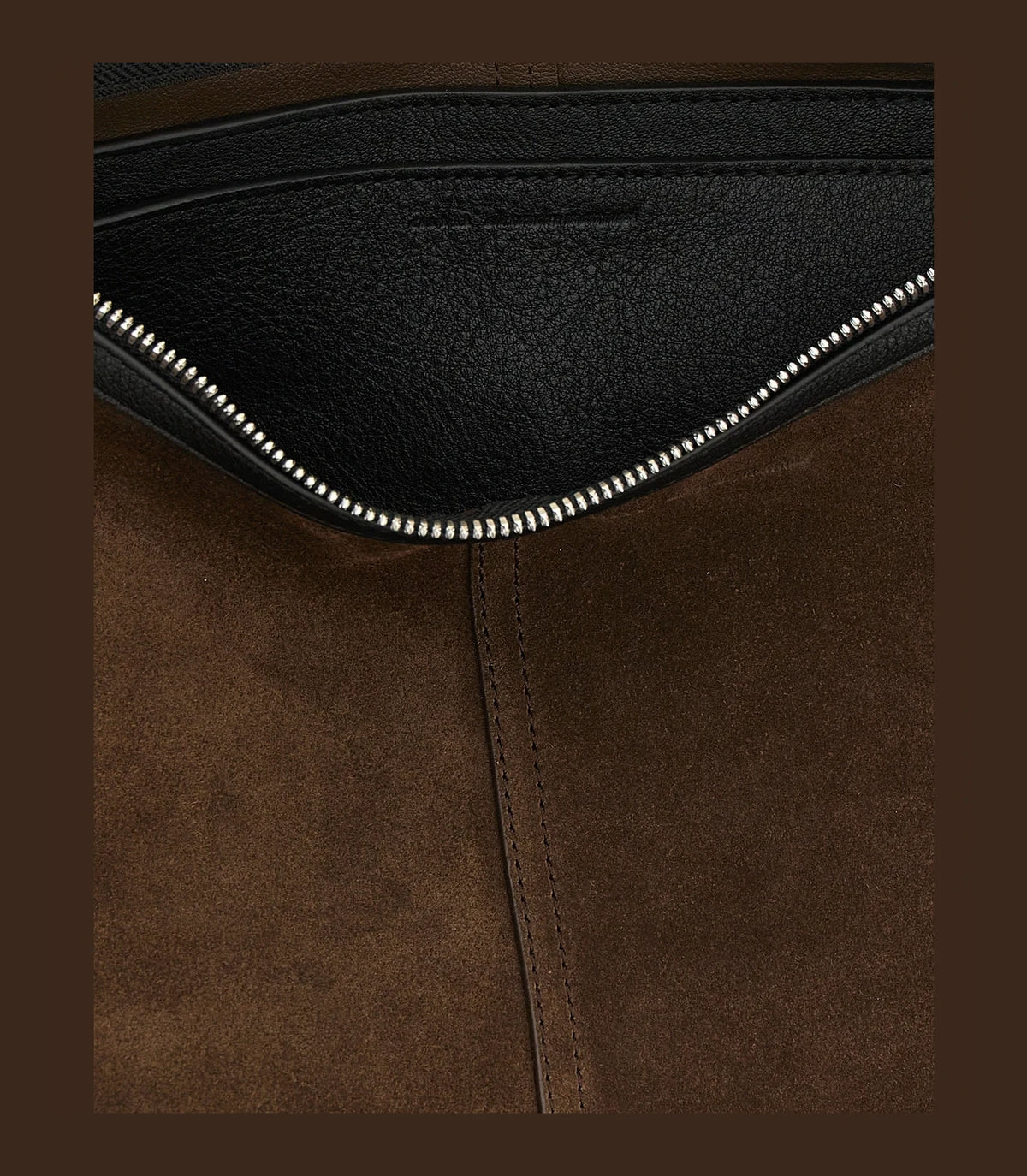 Ami Paris Cross Body Bag in brown, Cow Leather — view 4