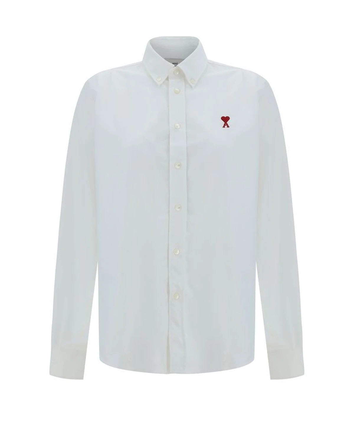 Ami Paris Dress Shirt in white, Cotton
