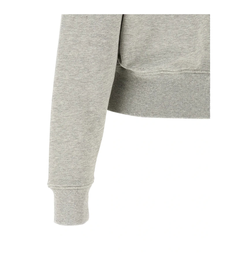 Ami Paris Hoodie in gray, Cotton — view 4