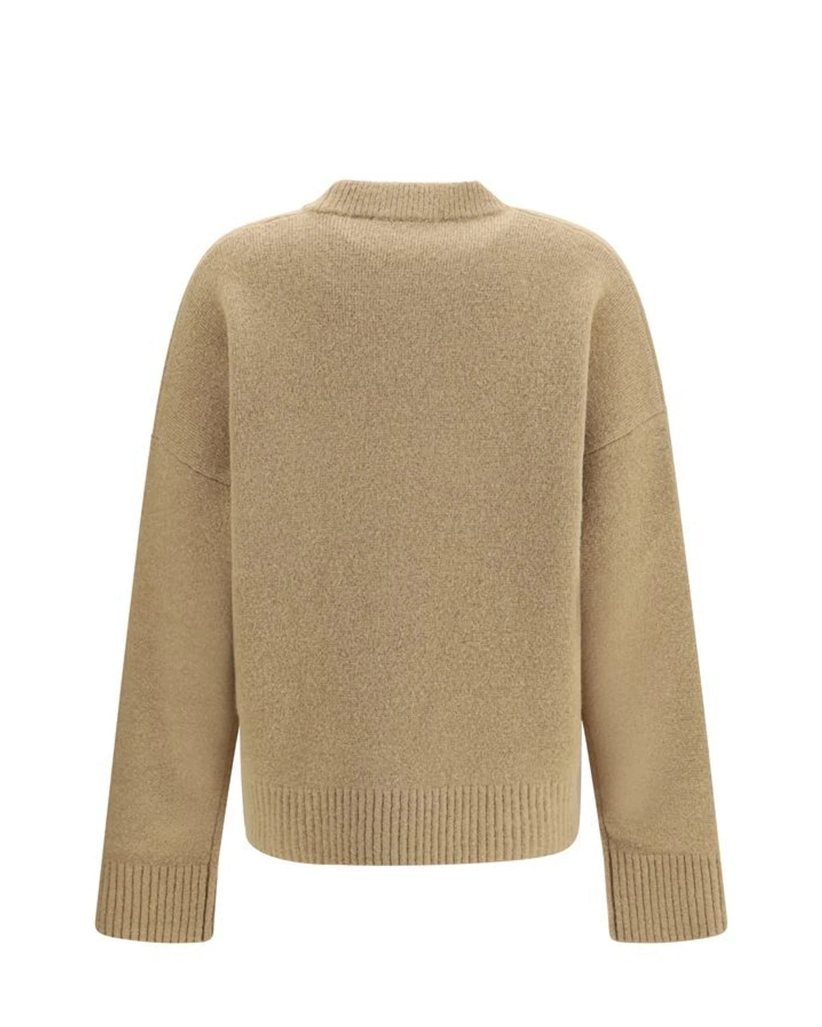 Ami Paris Sweater in beige, Alpaca Vicugna — view 2