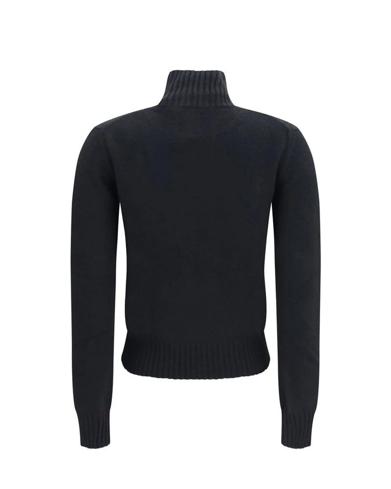 Ami Paris Sweater in black, Kashmir — view 2