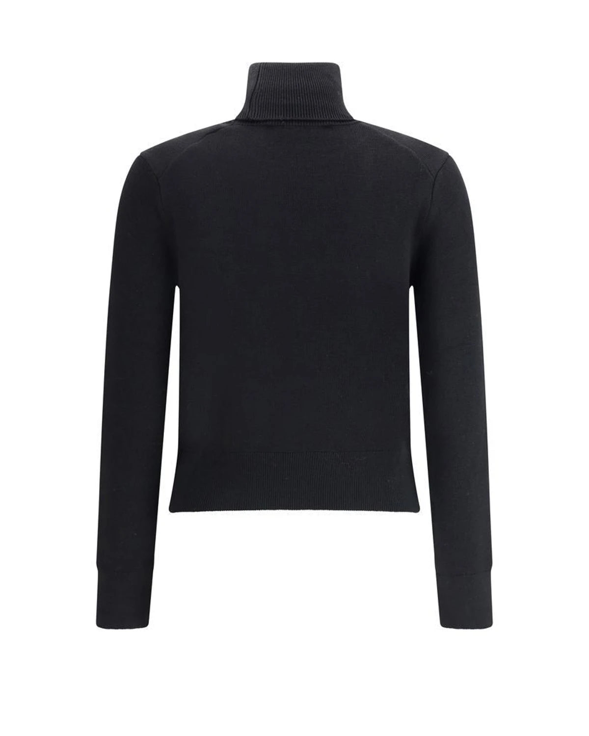 Ami Paris Sweater in black, Merino Wool — view 2