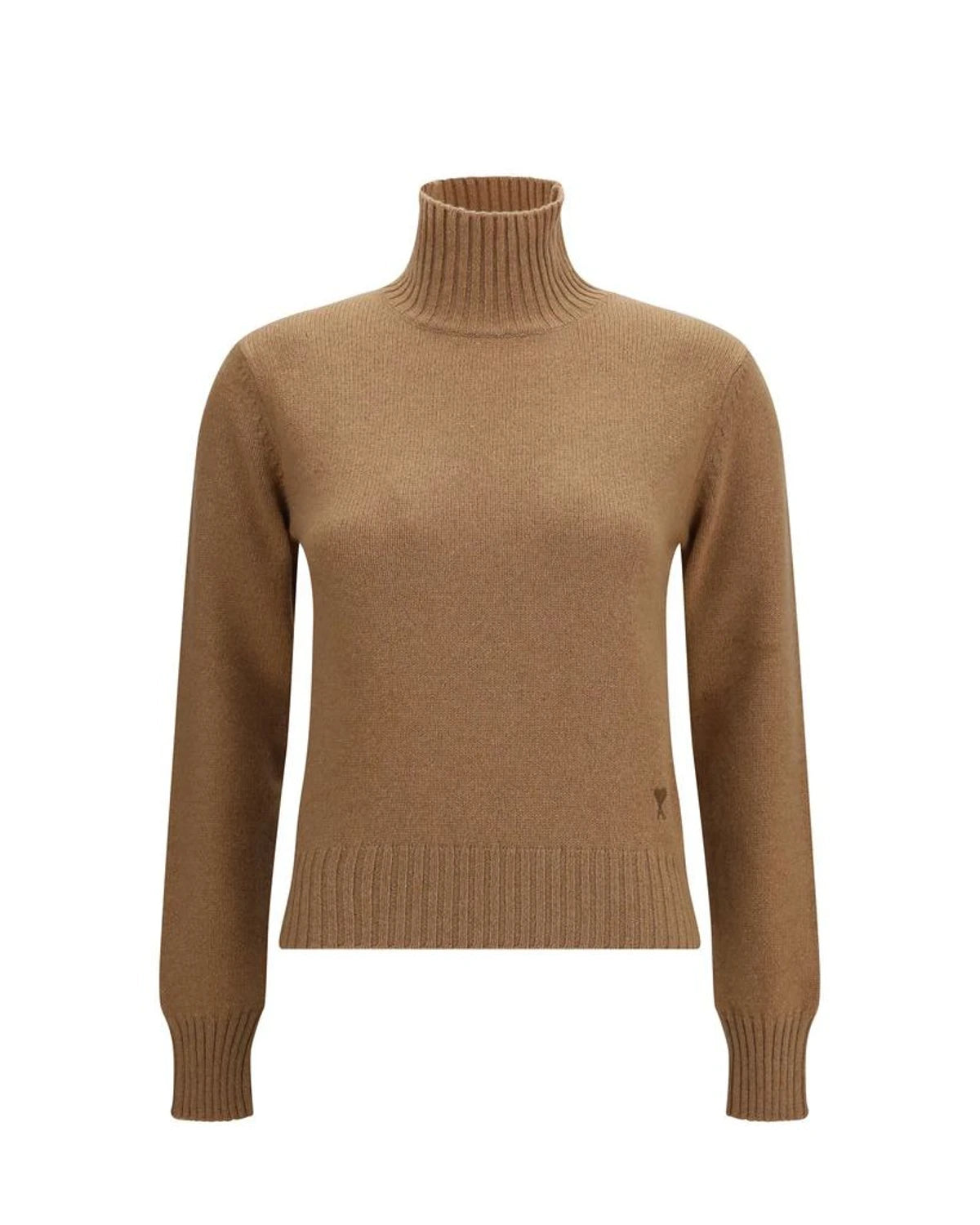 Ami Paris Sweater in brown, Kashmir