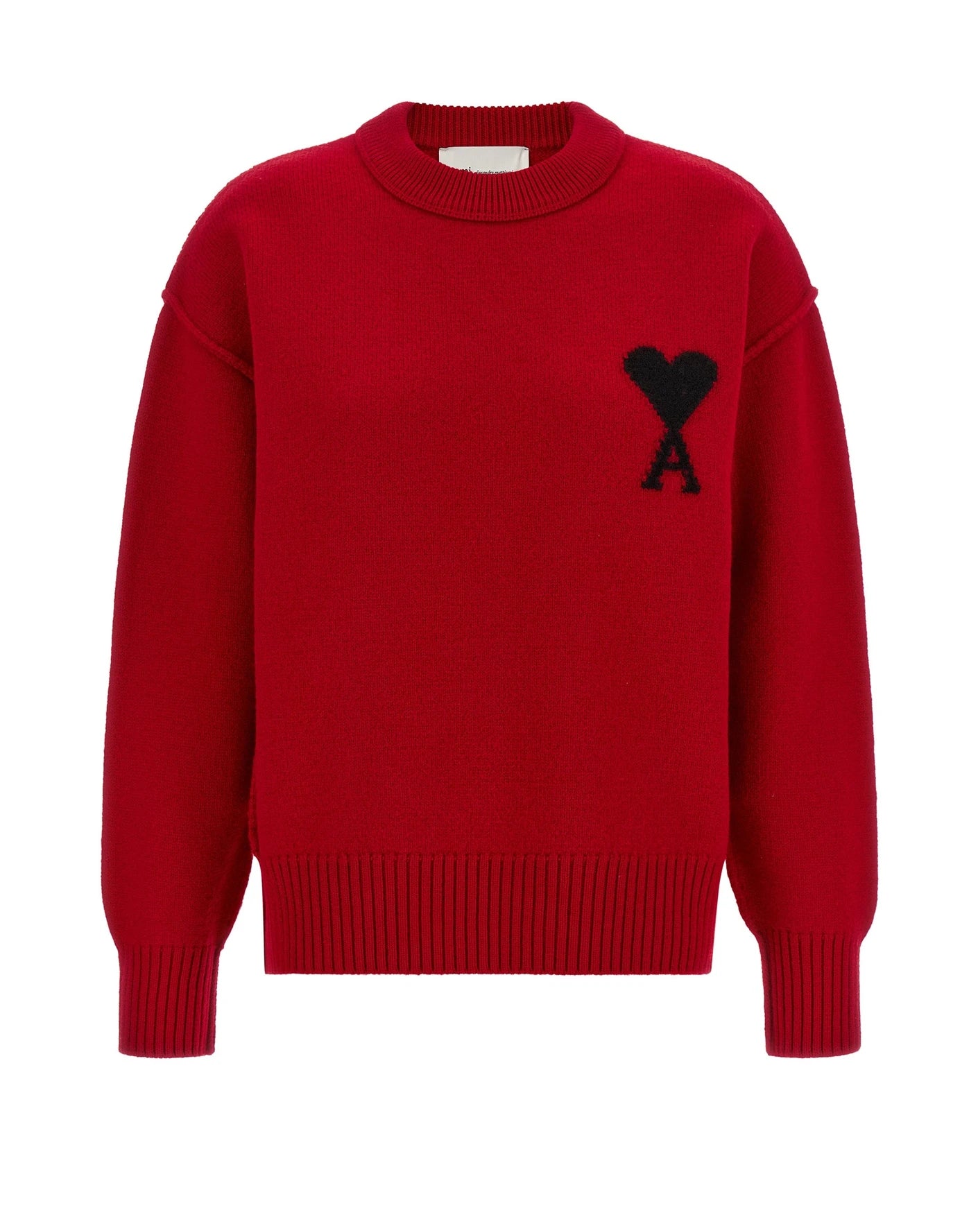 Ami Paris Sweater in red, Wool