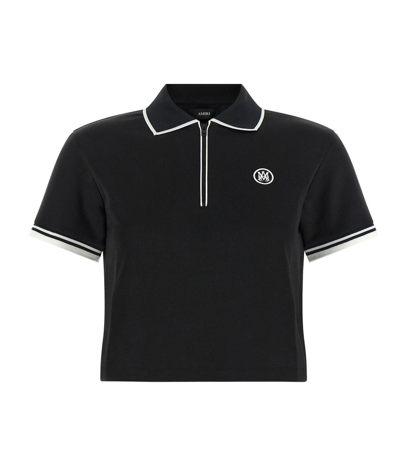 Amiri Polo in black, Polyester