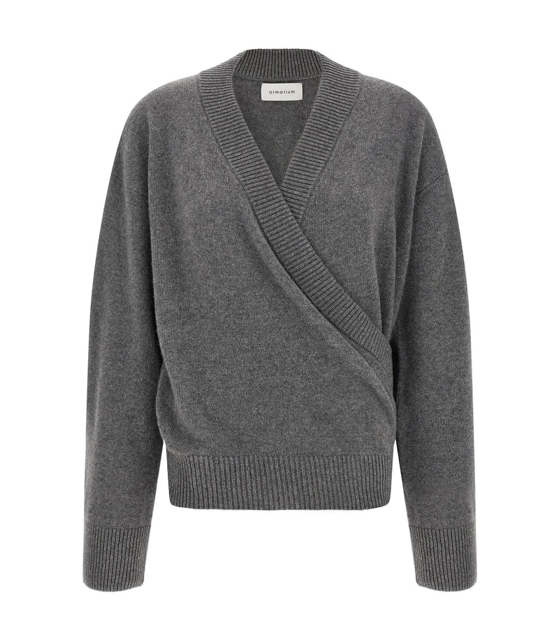 Armarium Cardigan in gray, Wool