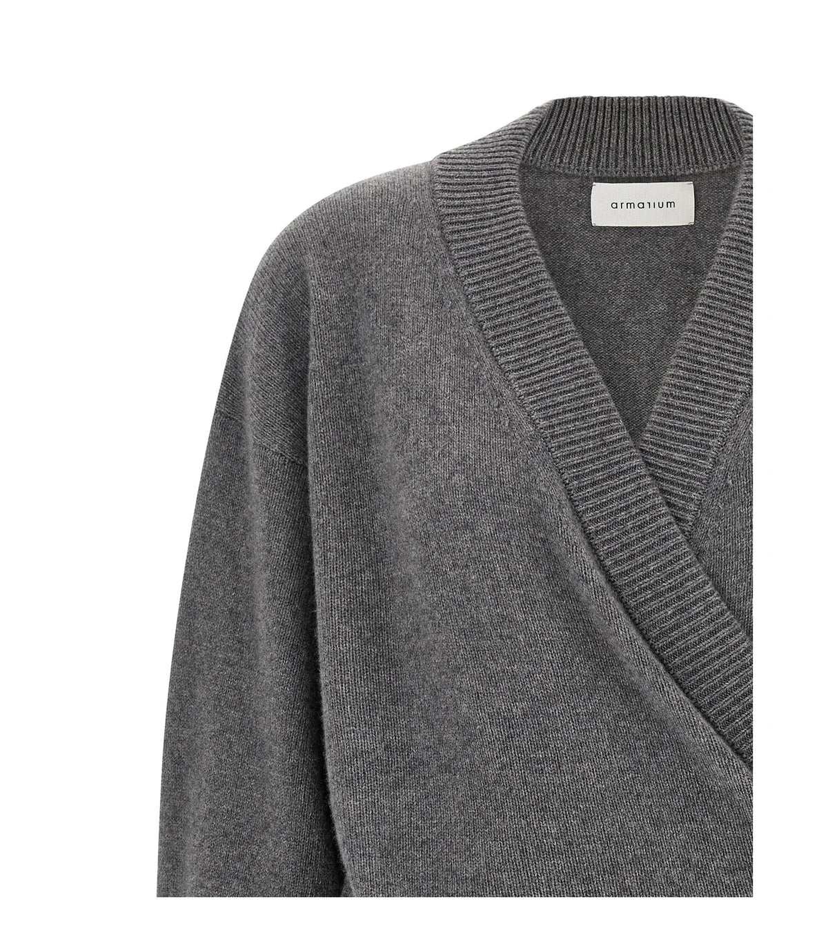 Armarium Cardigan in gray, Wool — view 3