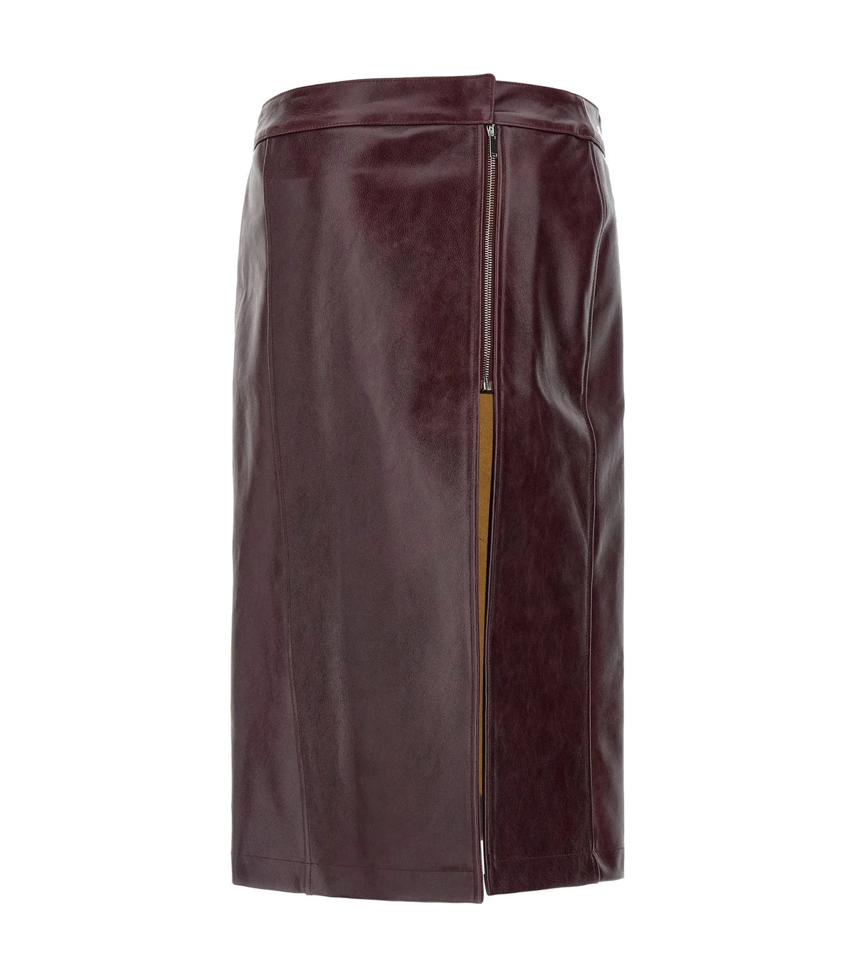 Armarium Skirt in red, Cow Leather — view 3
