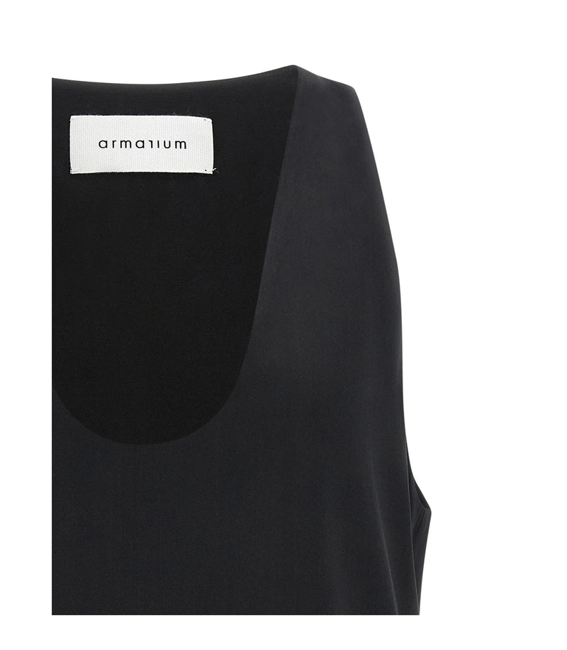Armarium Tank Top in black, Silk — view 3