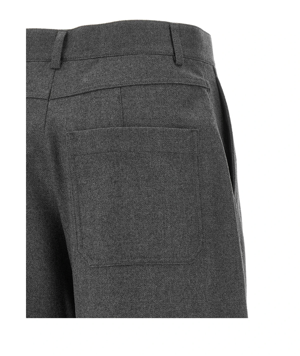 Armarium Trouser in gray, Virgin Wool — view 4