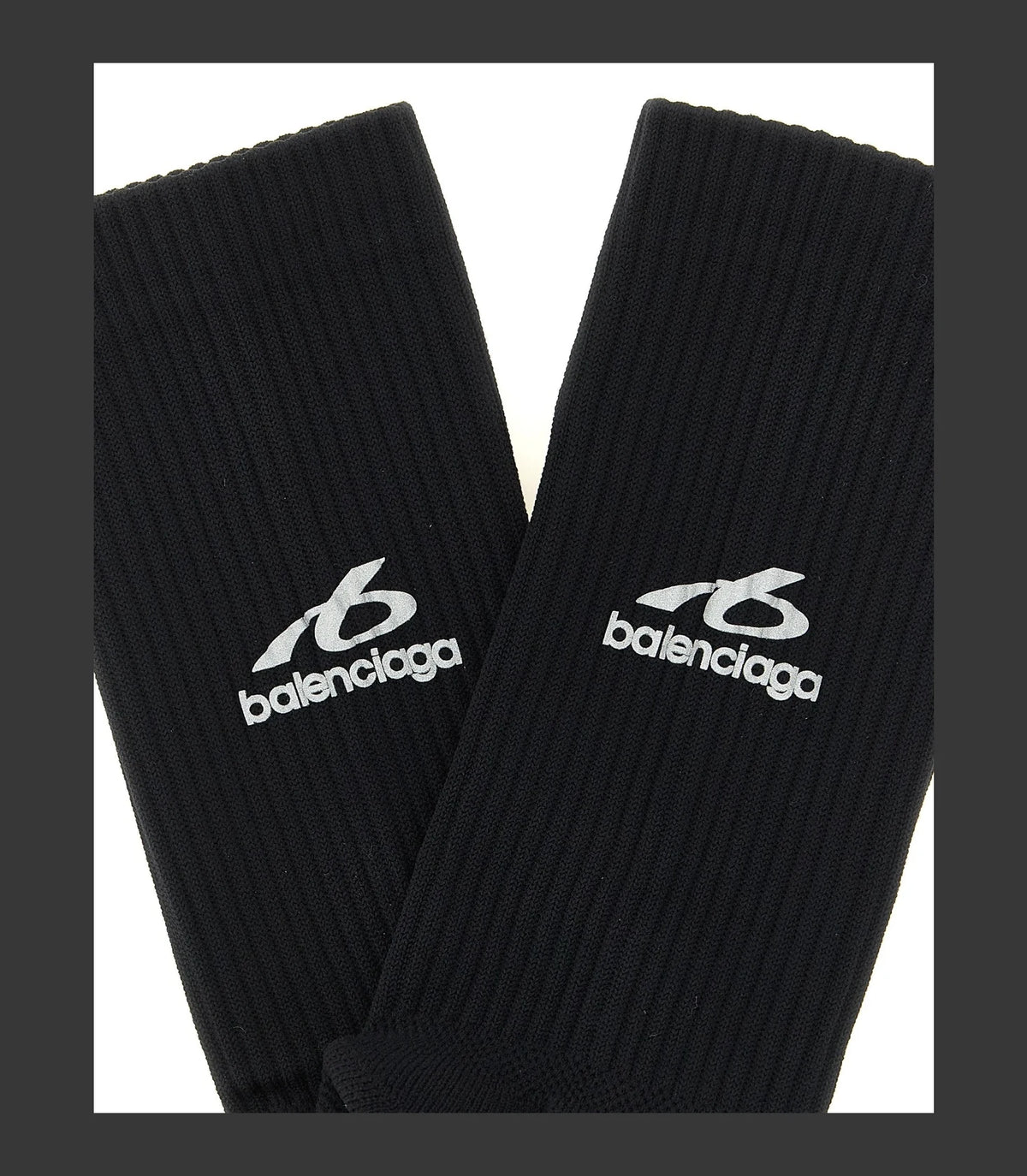 Balenciaga Crew Sock in black — view 3