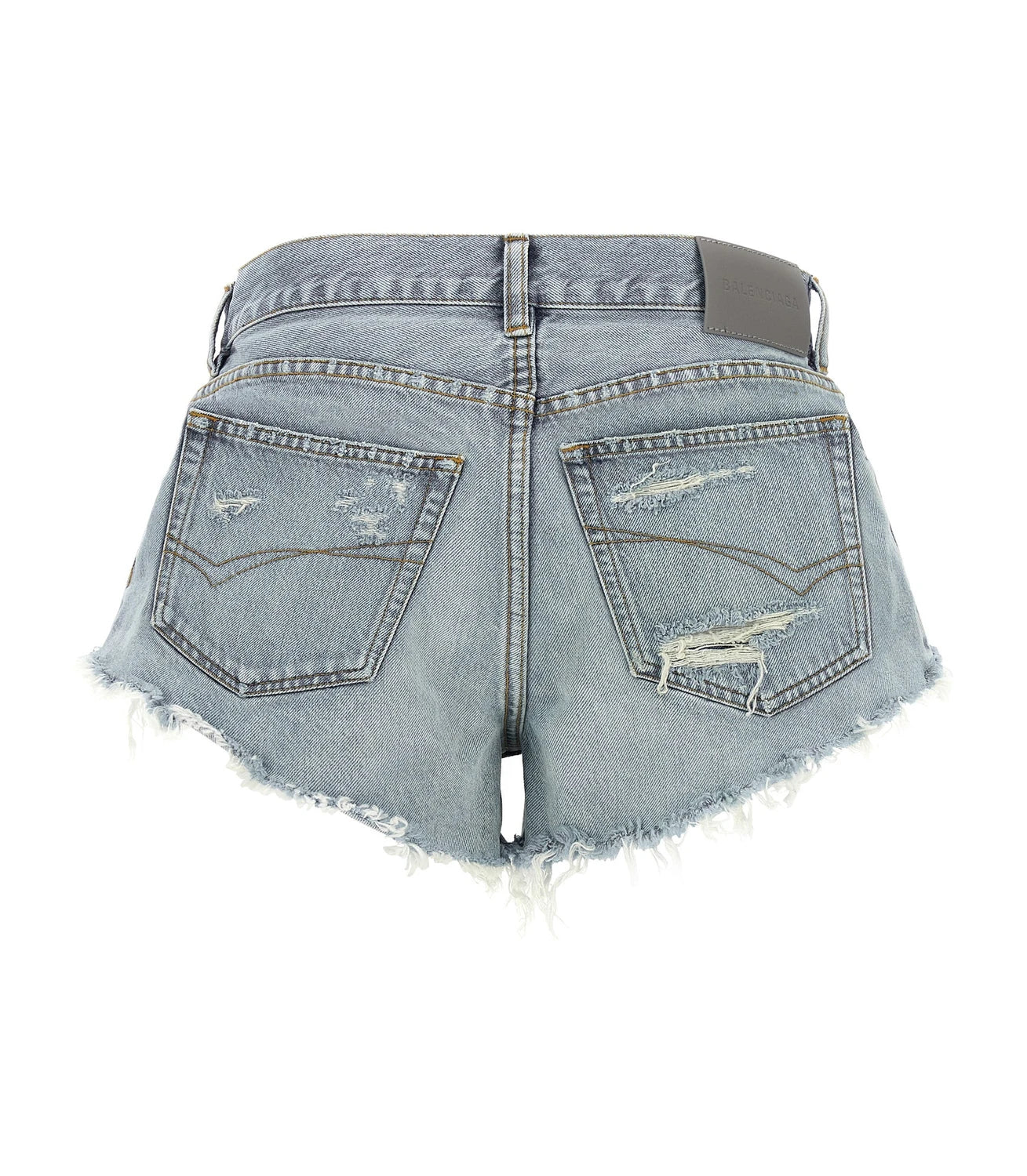 Balenciaga Denim Short in blue, Cotton — view 2