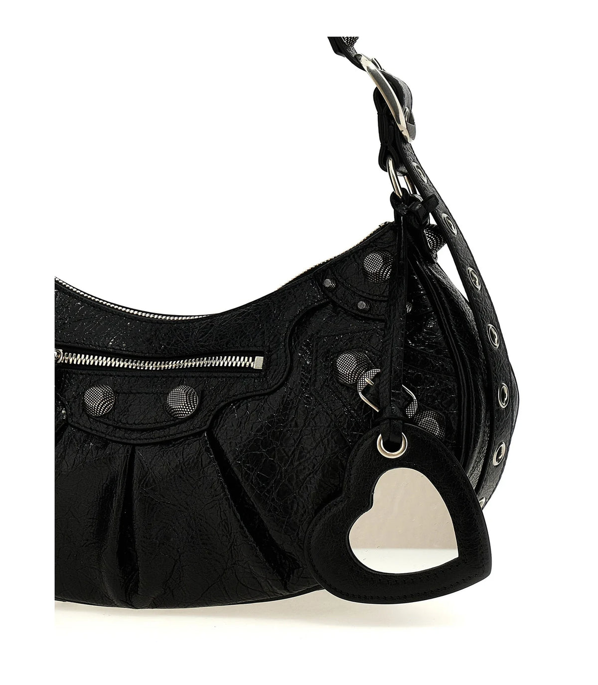 Balenciaga Hobo Bag in black, Lamb Leather — view 3