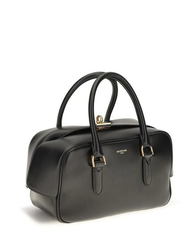 Balenciaga Satchel Bag in black, Lamb — view 2