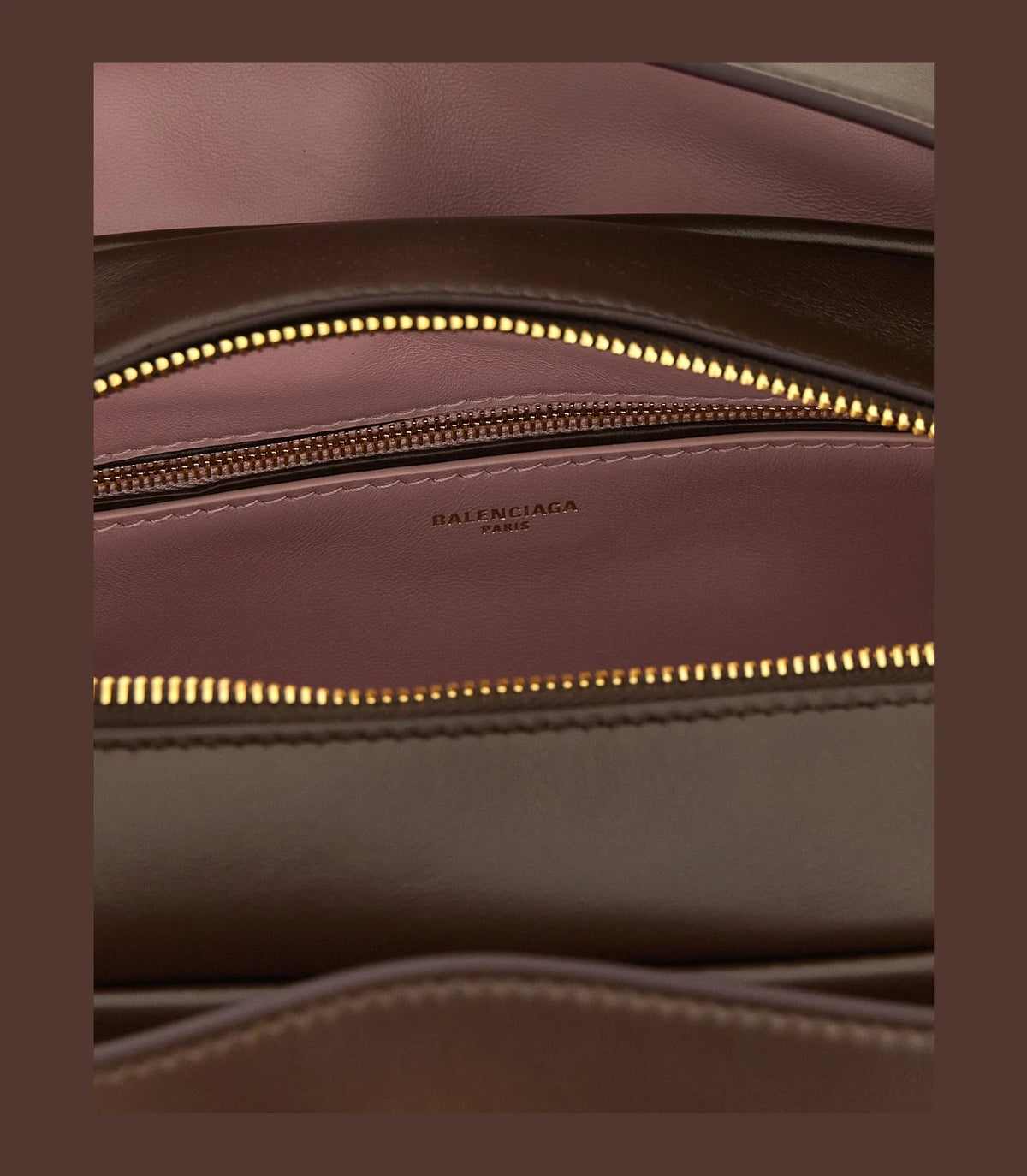 Balenciaga Satchel Bag in brown, Lamb Leather — view 4