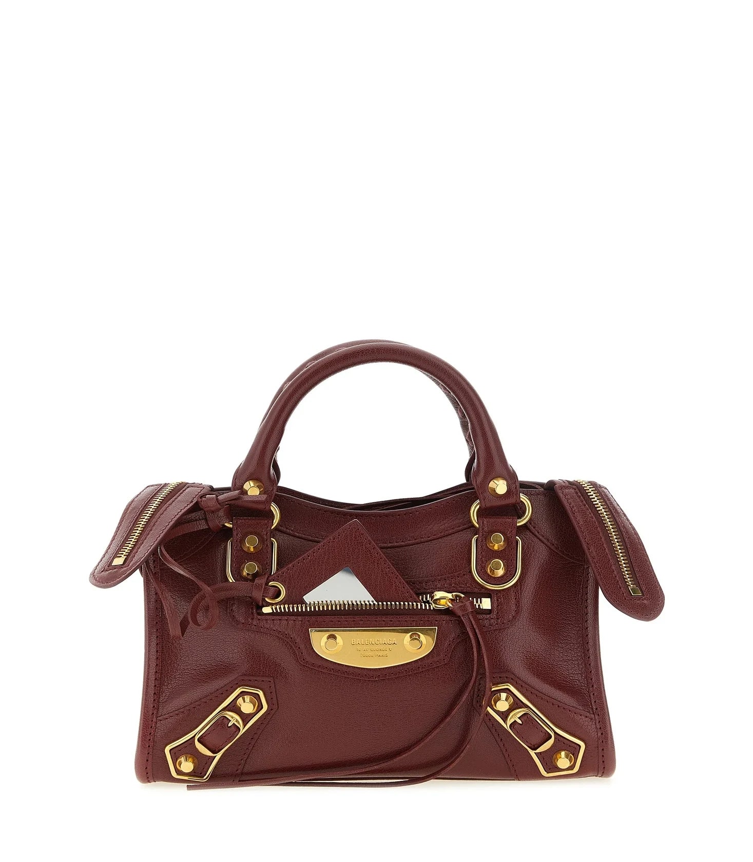 Balenciaga Satchel Bag in red, Goat Leather
