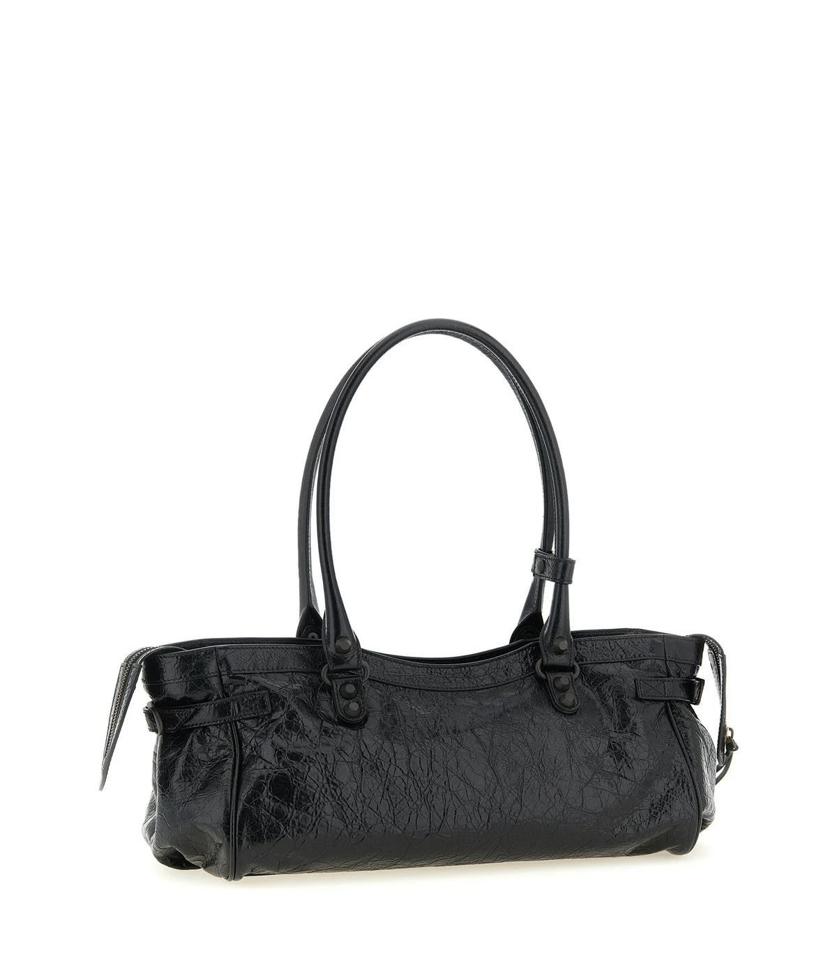 Balenciaga Shoulder Bag in black, Lamb Leather — view 2