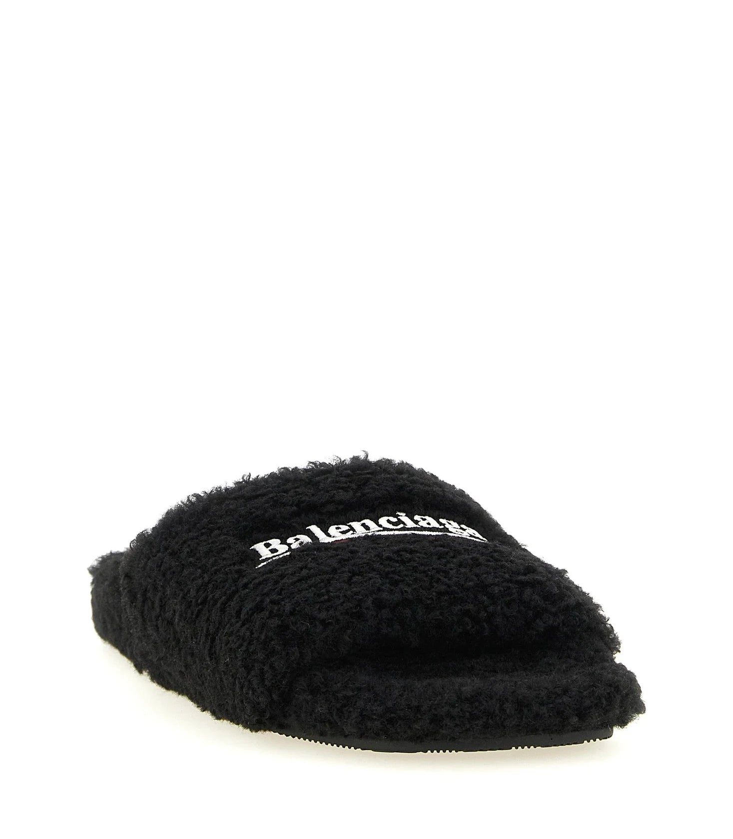 Balenciaga Slides in black, Polyester — view 2