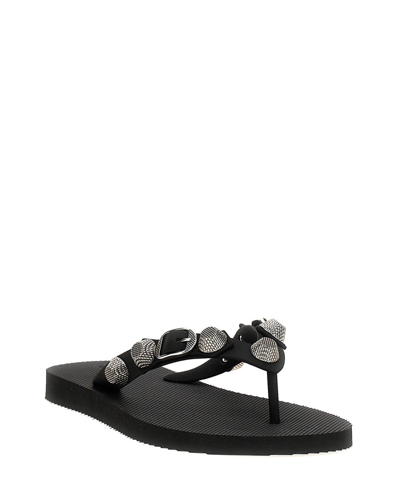 Balenciaga Slides in black, Rubber — view 2