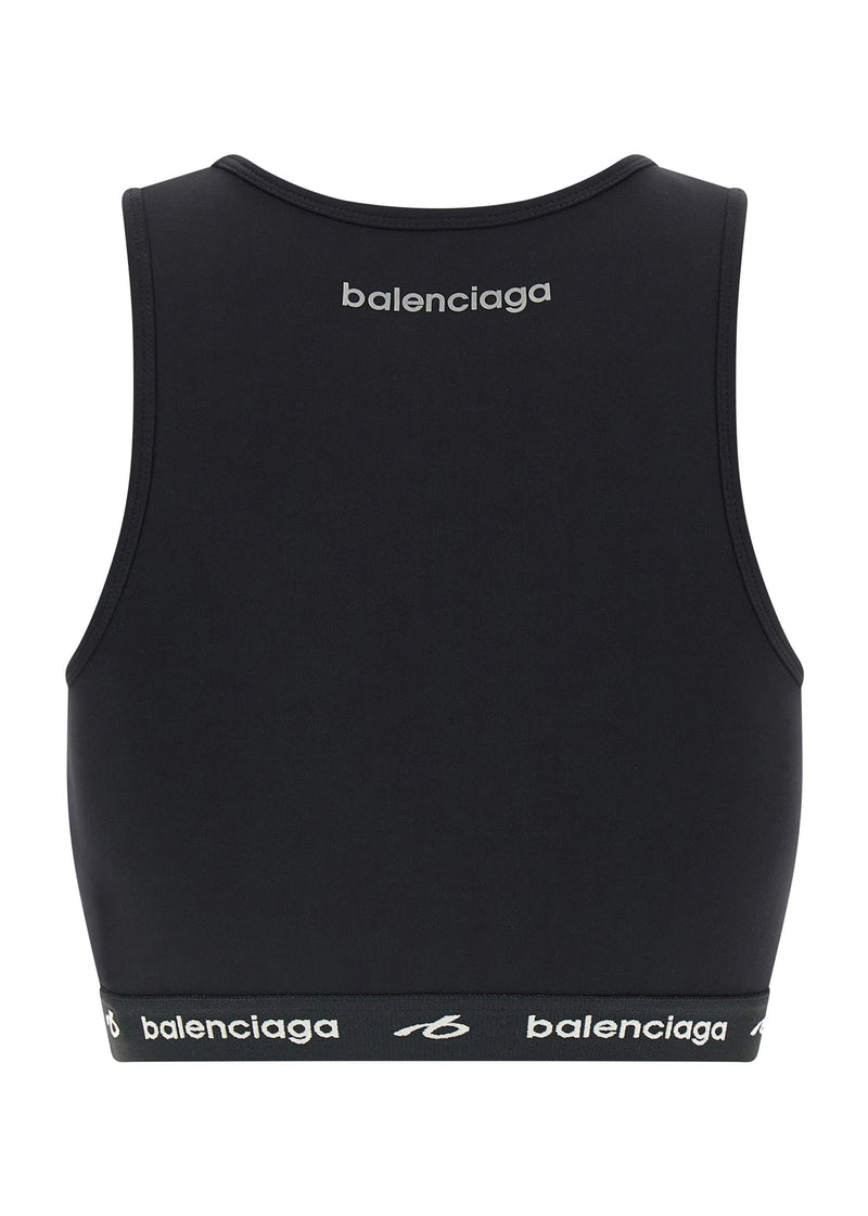 Balenciaga Sports Bra in black, Polyamide — view 2
