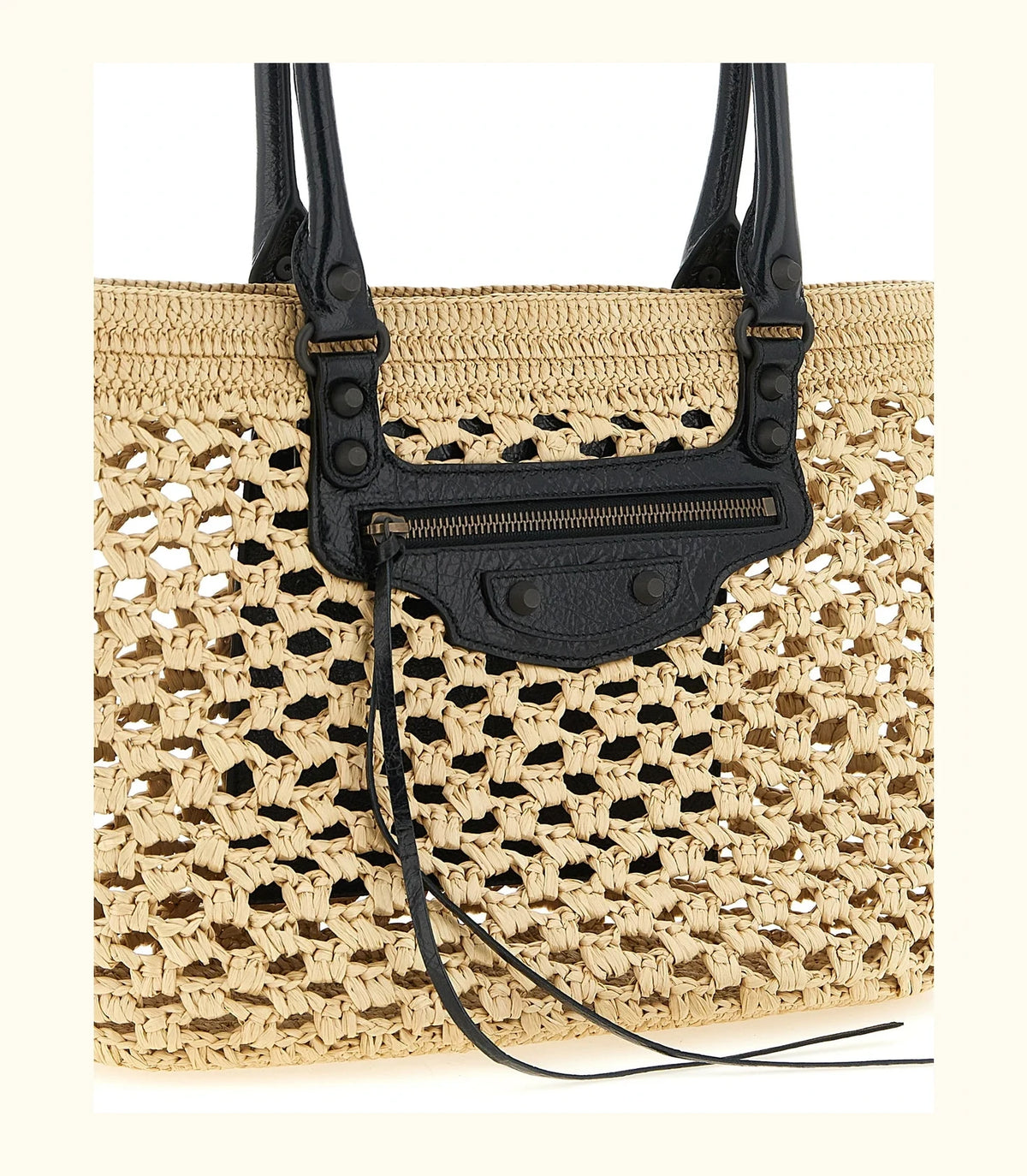 Balenciaga Tote Bag in beige, Viscose — view 3