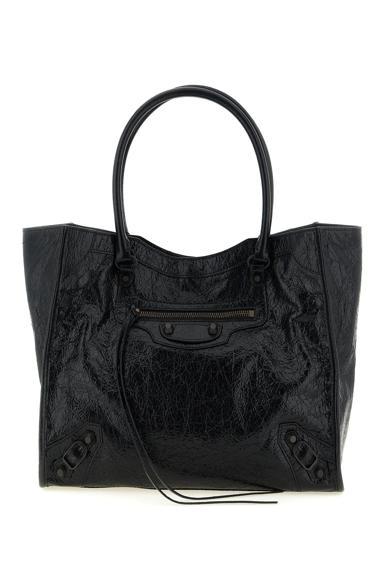 Balenciaga Tote Bag in black, Lamb Leather